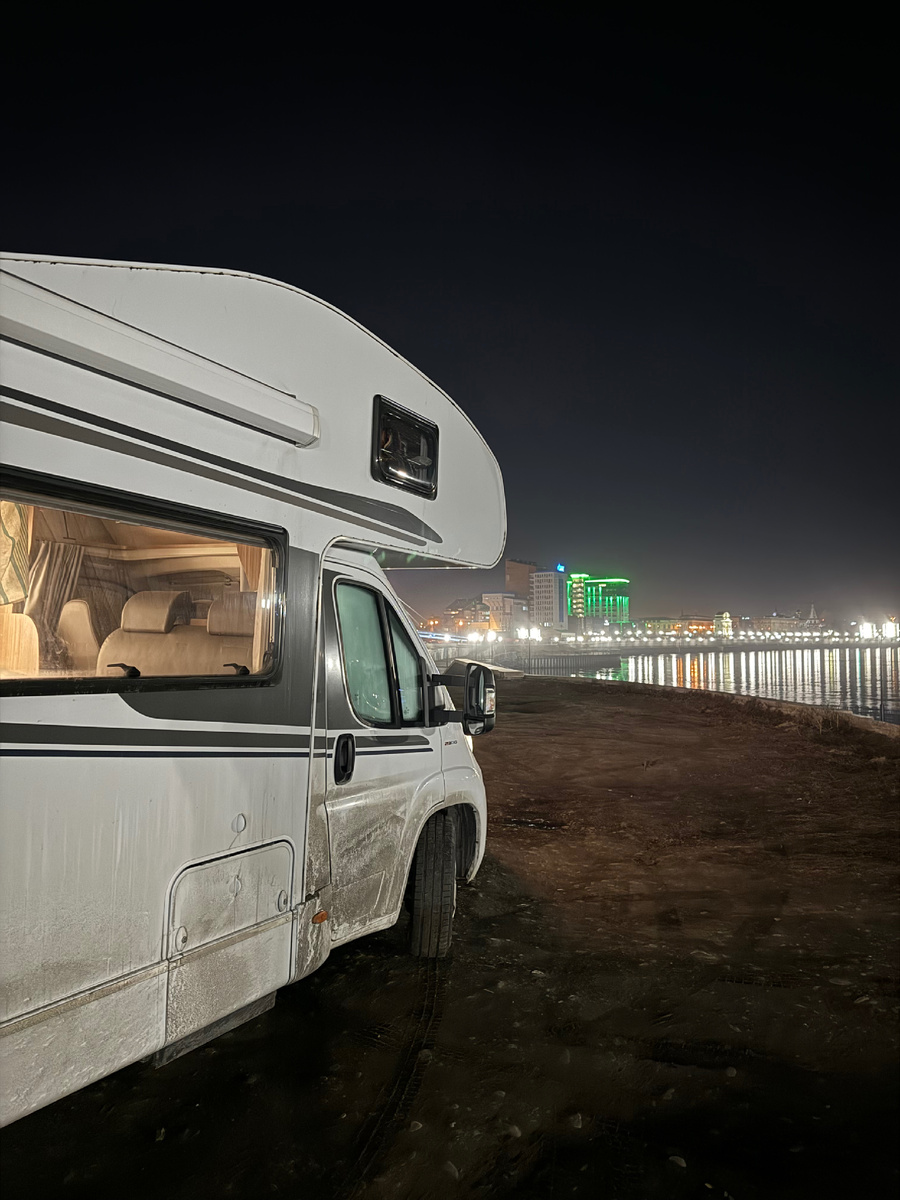 Набережная Ангары в Иркутске