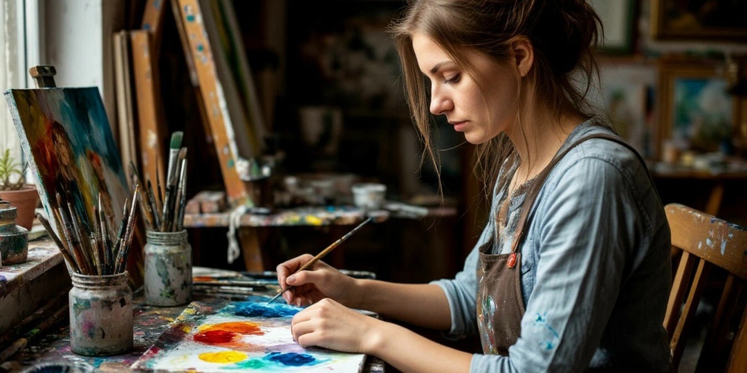 Муж отнес Алины работы на помойку — а через три недели увидел их на выставке.Картины были нарасхват..