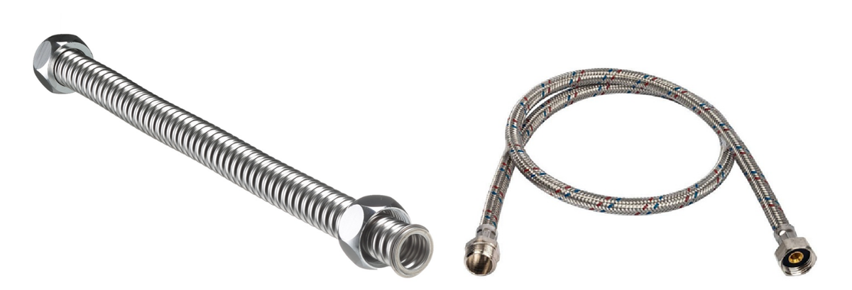 Сильфонная и армированная подводки