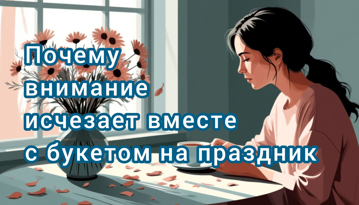 почему внимание исчезает вместе с букетами