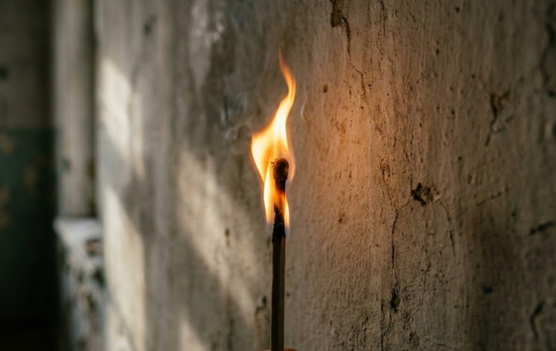    Огонь может отбрасывать тень только в очень редких случаях