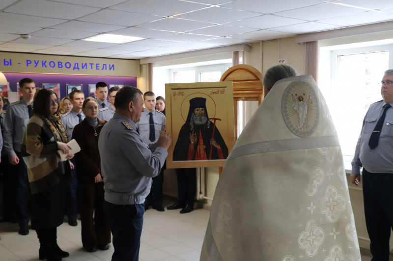    Осужденный написал икону Преподобного Пимена Угрешского в подарок УФСИН КарелииУФСИН по Республике Карелия