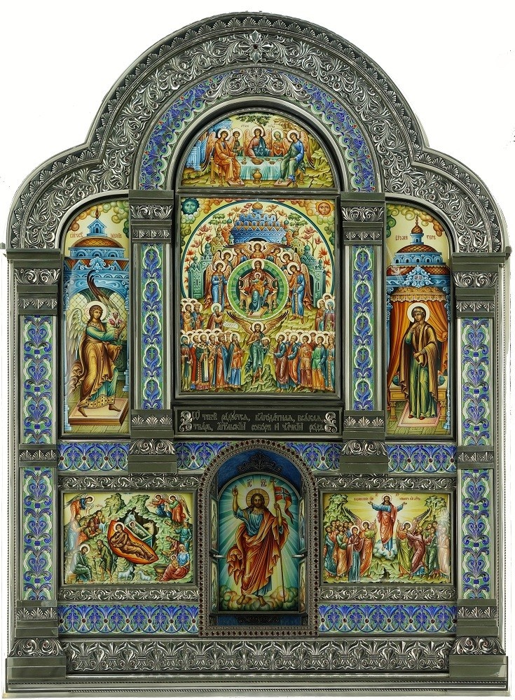 Икона с алтарём «О тебе радуется»