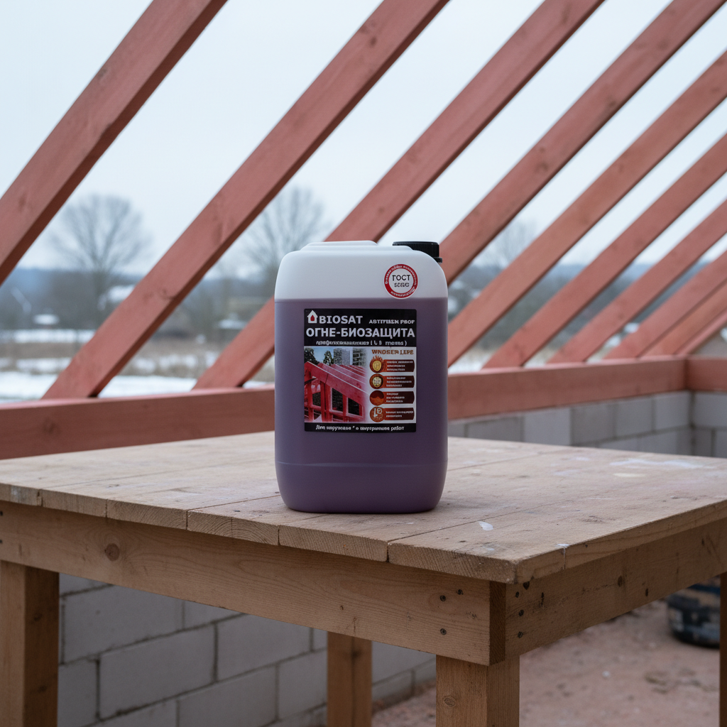 Огнебиозащита Биосат Антипирен Проф