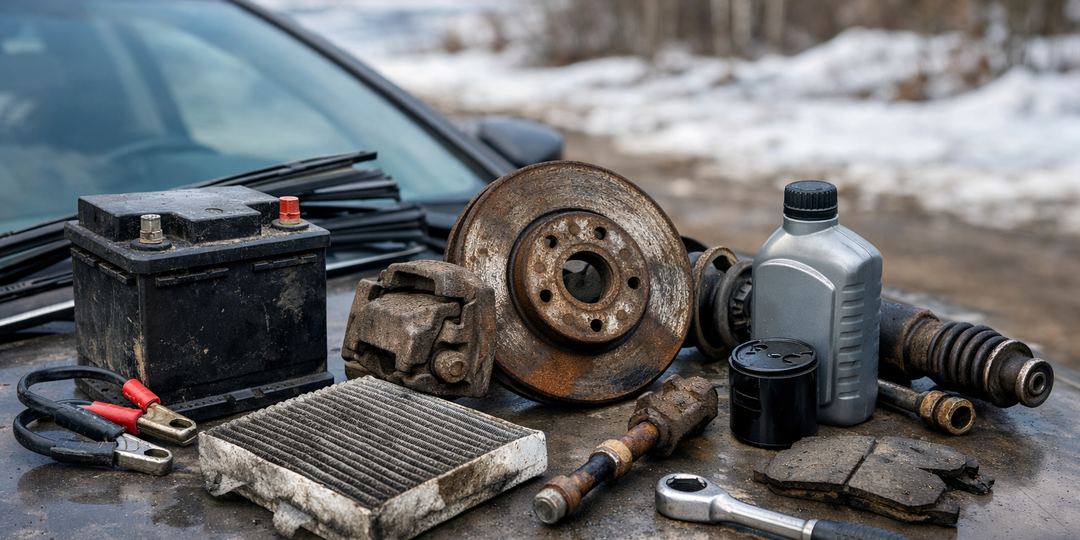 Топ-7 поломок автомобиля после зимы: что чаще всего выходит из строя