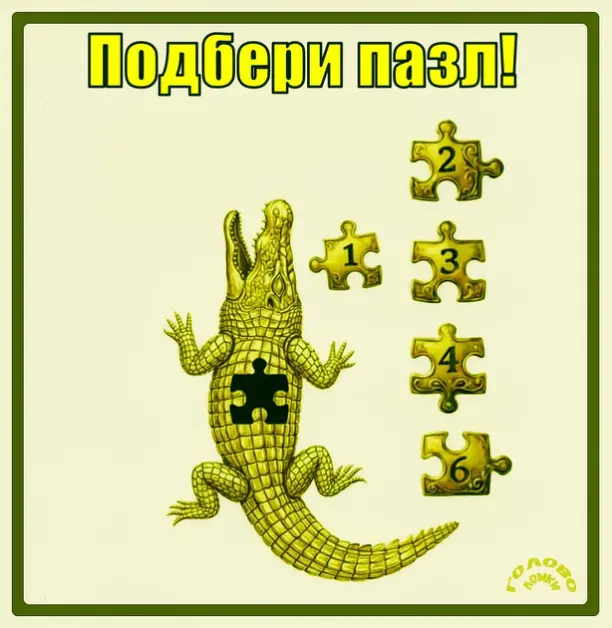 🧩 Внимательность: какой пазл подходит?