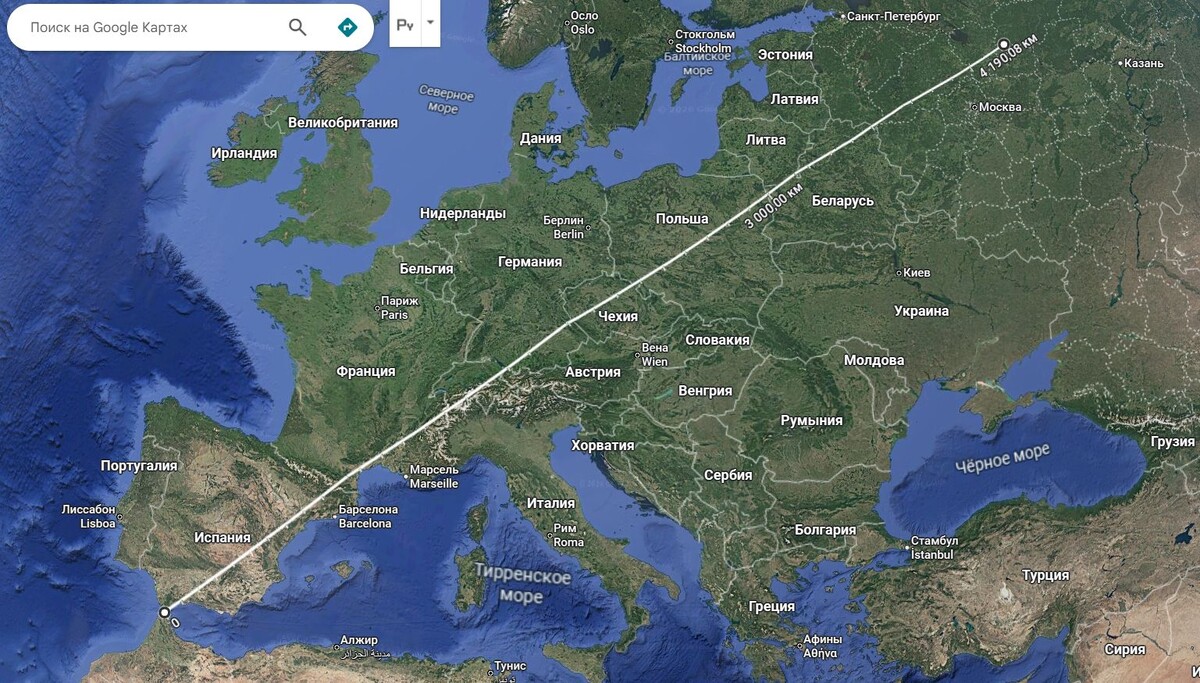 Он последует в те дни на юго-запад - к двум Столбам