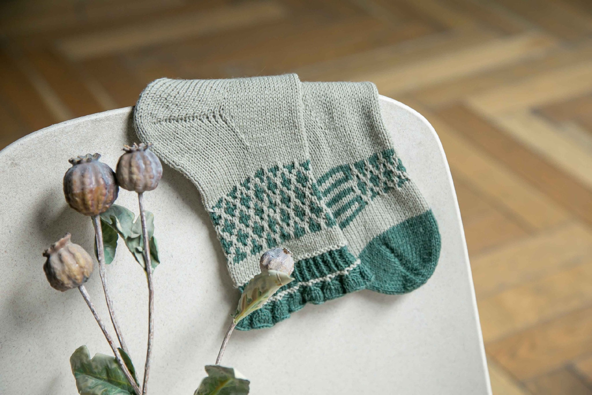 Носочки из моей книги "Вяжем носки снизу вверх"