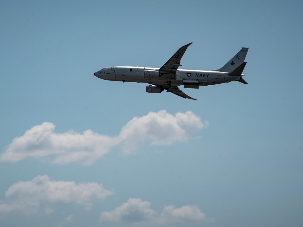    Американский патрульный противолодочный самолет Boeing P-8A Poseidon | © U.S. Navy / Petty Officer 3rd Class Timothy