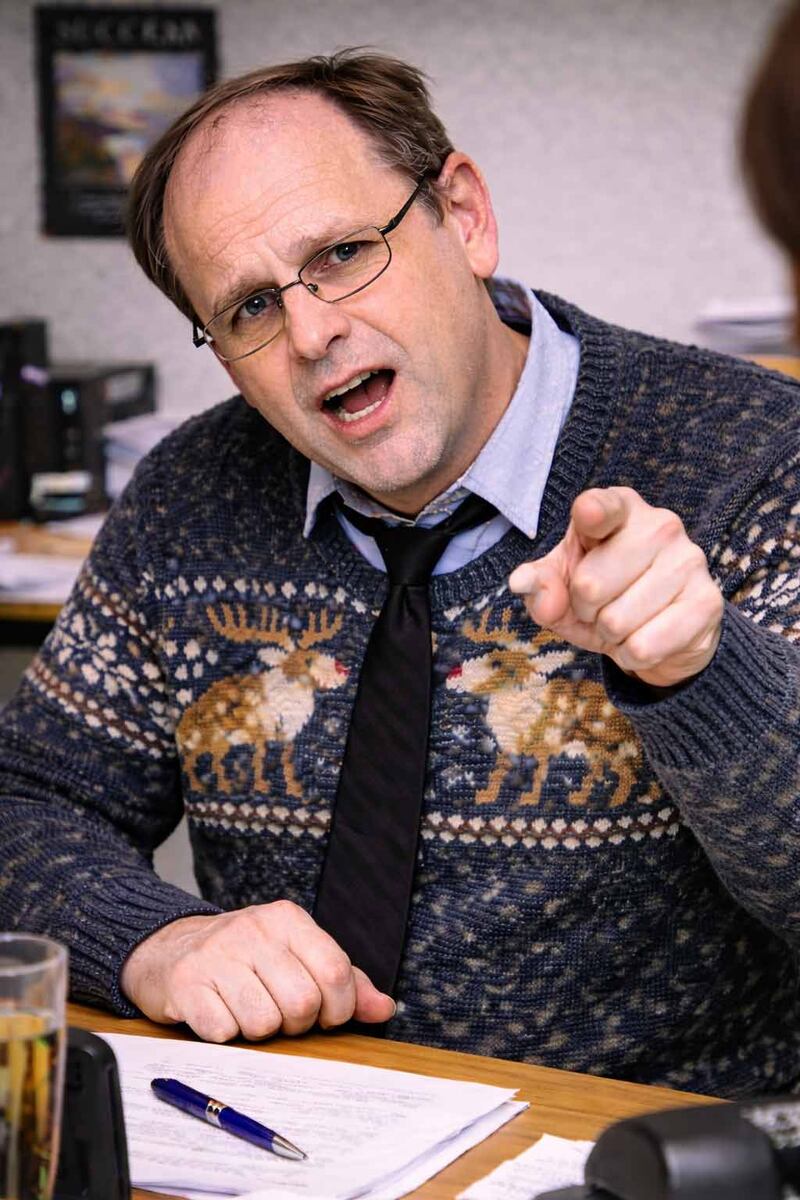 Руководитель высшего звена Виталий Петрович: взгляд, устремленный в будущее, которое уже предопределено победой.