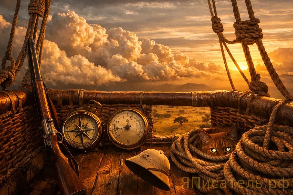 Пять недель в шаре