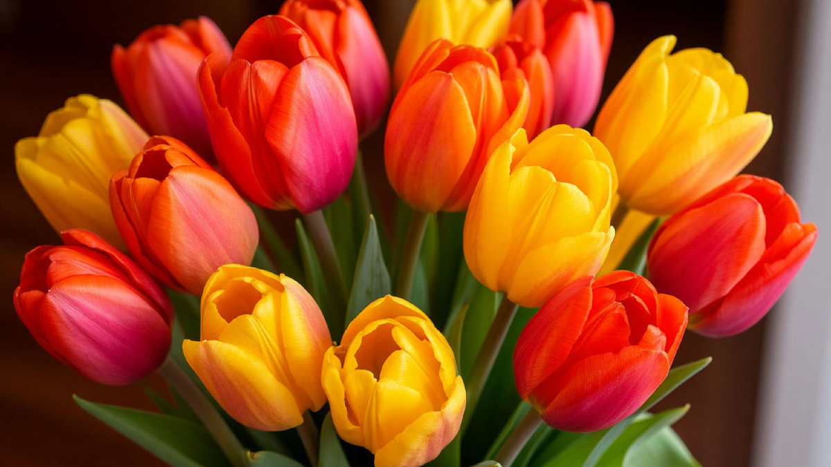 Мартовские букет для вас.