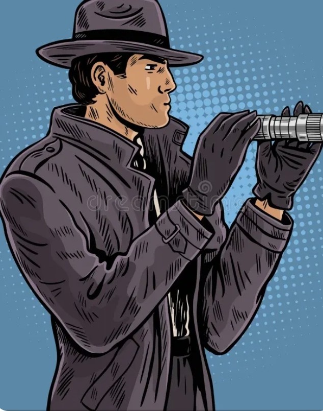 Шпион. Рисунок из инета.