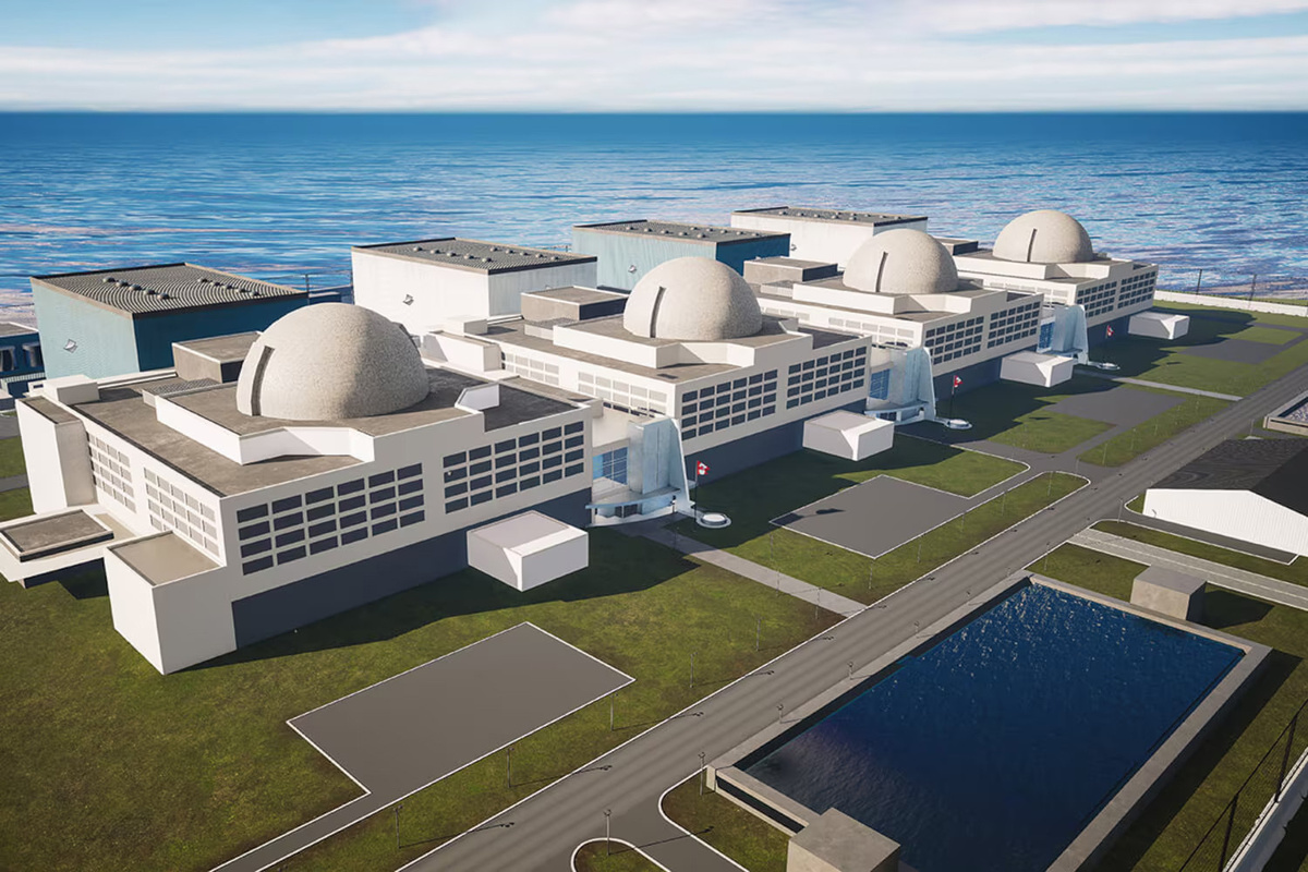 Канадский проект четырехблочной АЭС с тяжеловодными реакторами CANDU Monark  📷
