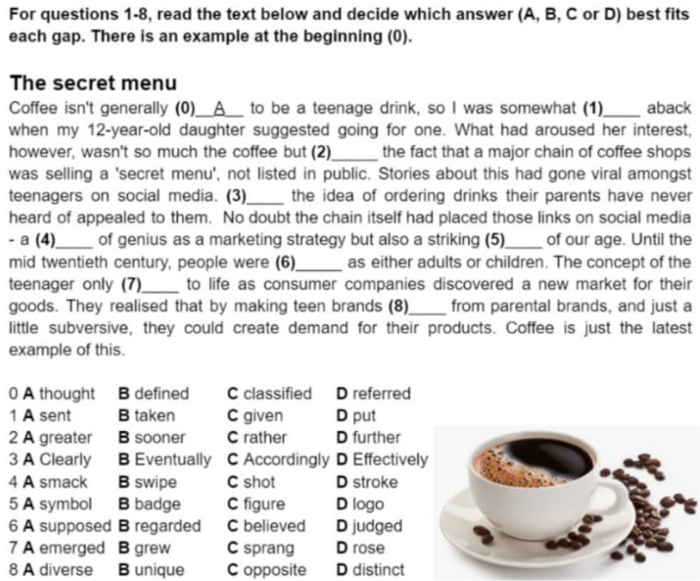 Пример задания