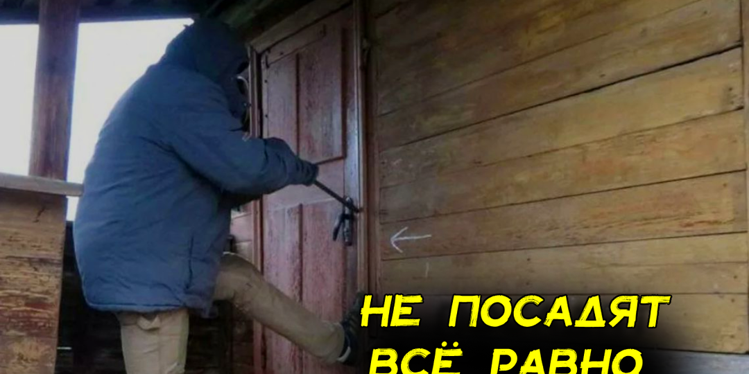 Поставил камеру и поймал вора на даче. Почему его не хотят сажать, а он смеется и дальше ворует