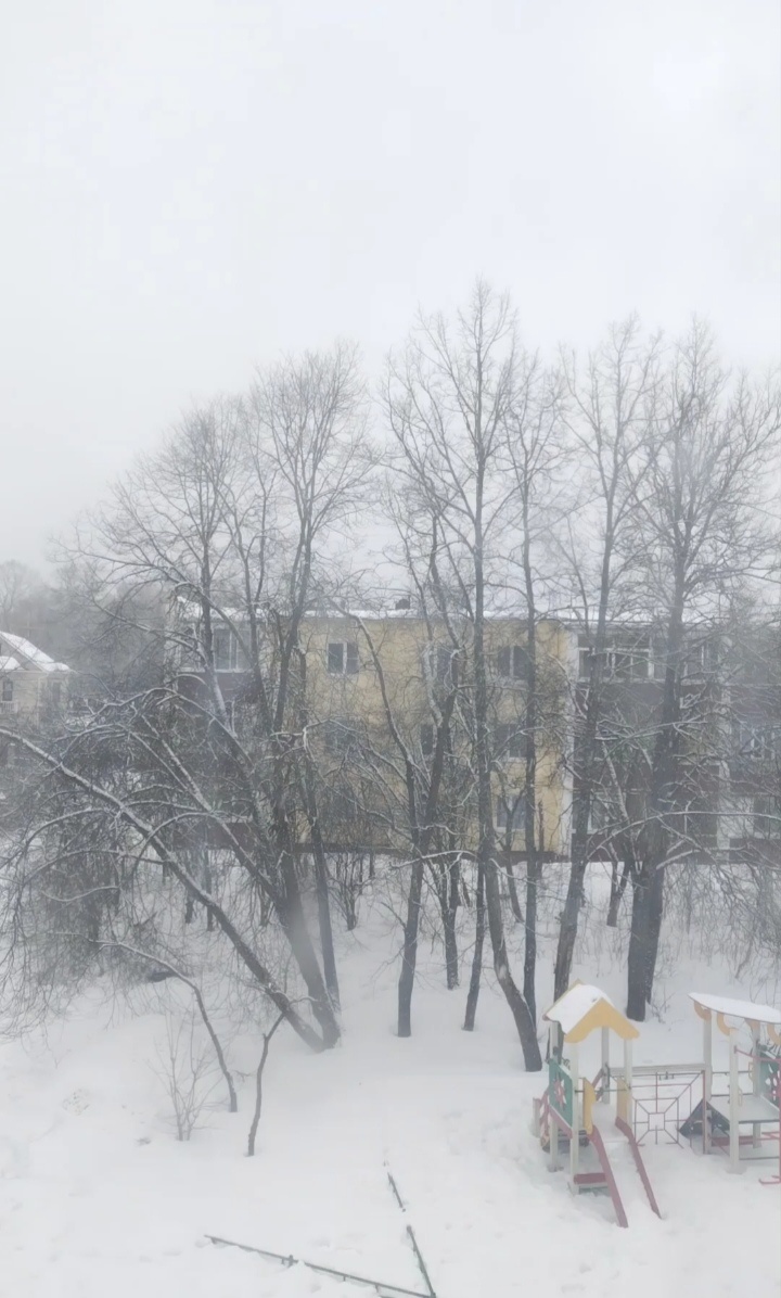 Март, зима, снег. 