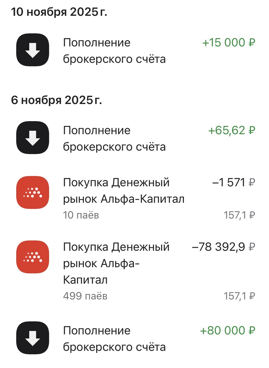 Основной движ