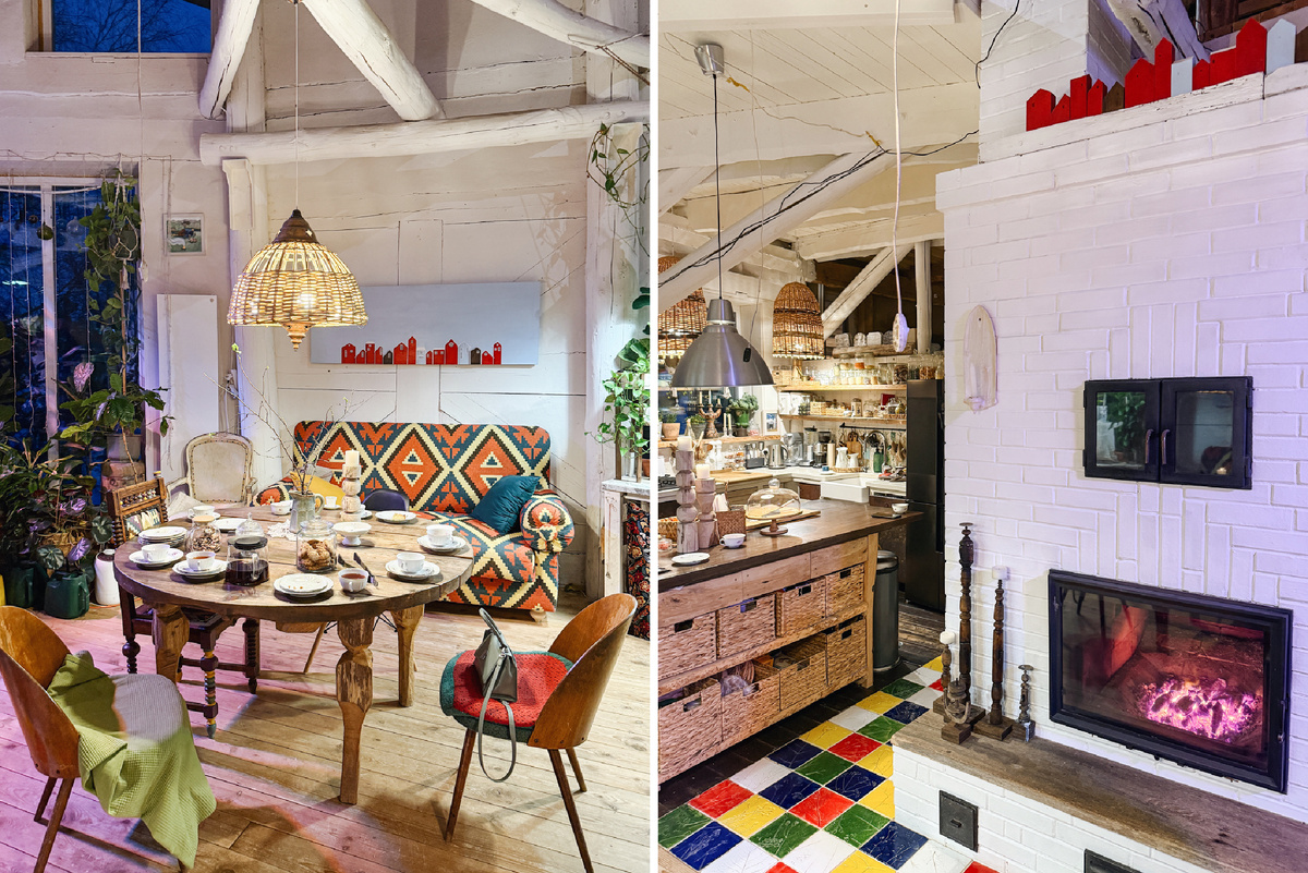 Столовая и печь