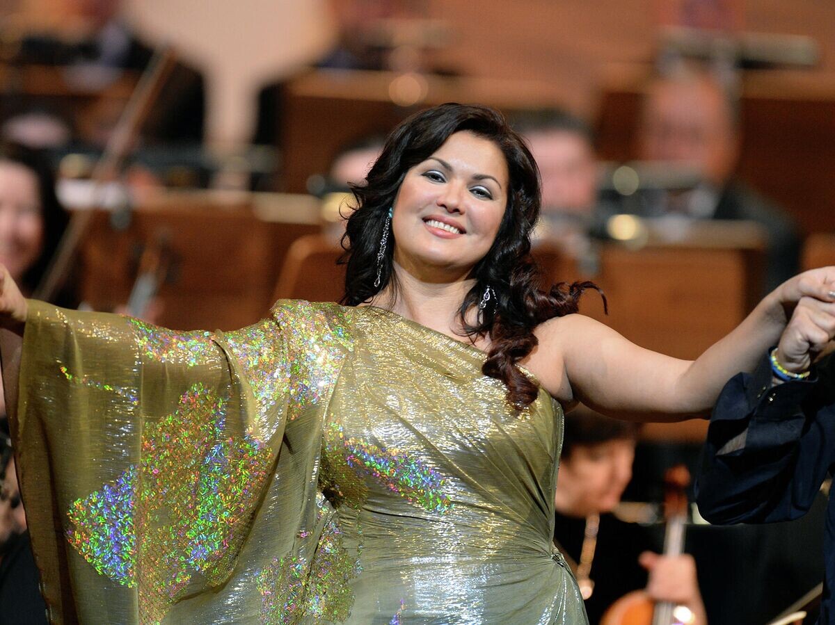    Оперная певица Анна Нетребко во время концерта | © РИА Новости / Максим Богодвид