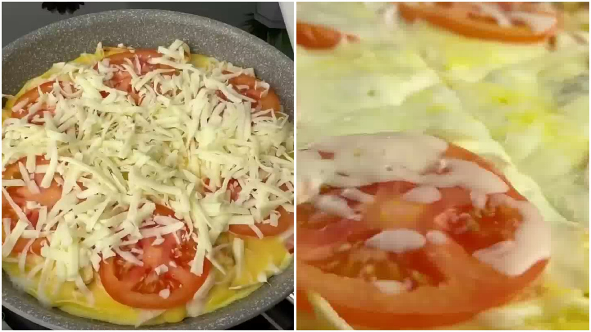 📸 Румяная тортилья с лавашем и расплавленным сыром.