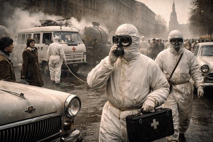 Вспышка чёрной оспы в Москве: как СССР победил оспу в 1959 году? Обложка © Chat GPT