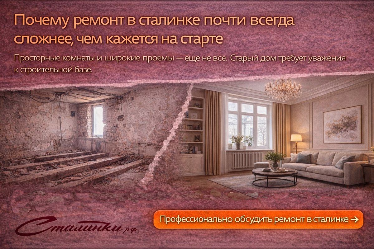 Ремонт в сталинке - Сталинки.рф