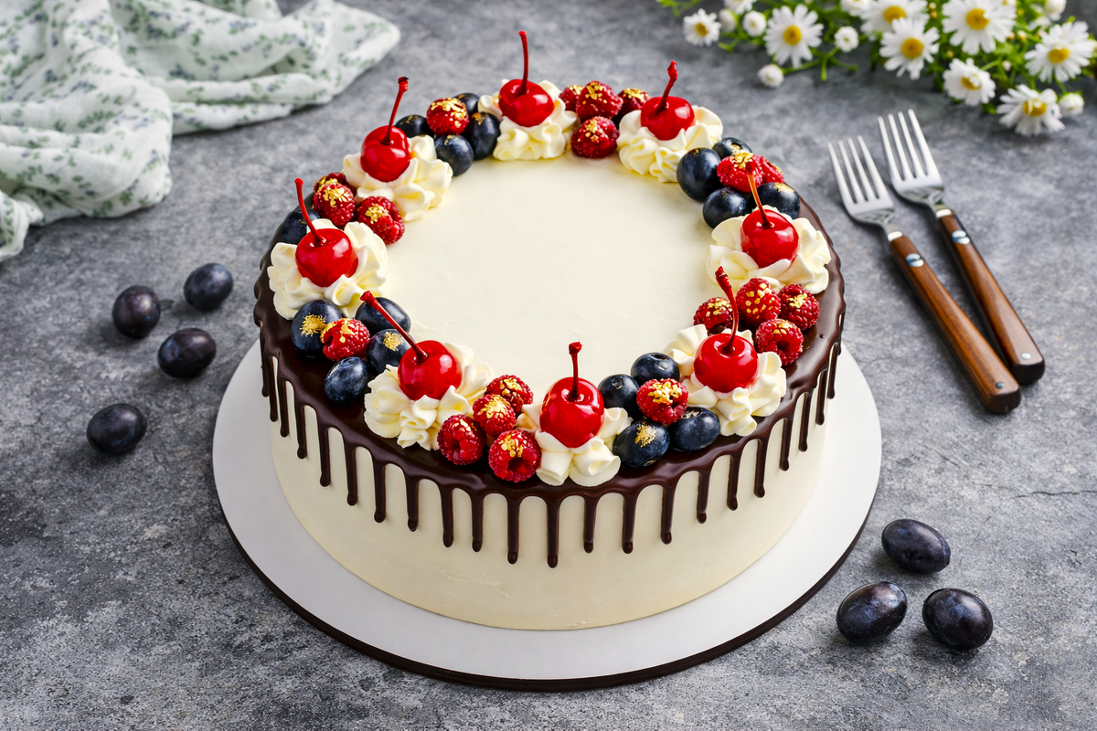 Торт «Молочная девочка»