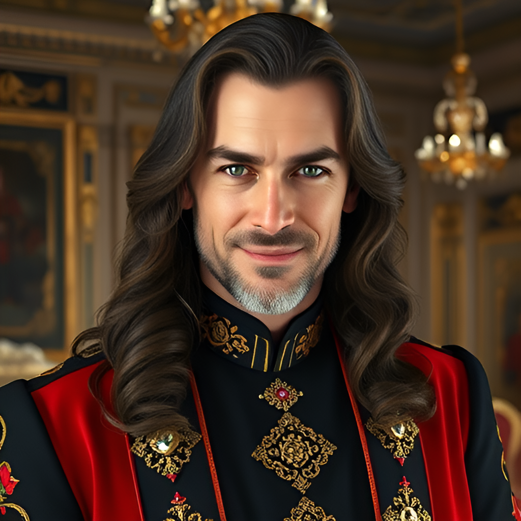 Ректор академии магистр Тенебрис. Иллюстрации созданы нейросетью для онлайн генерации картинок dezgo.com.