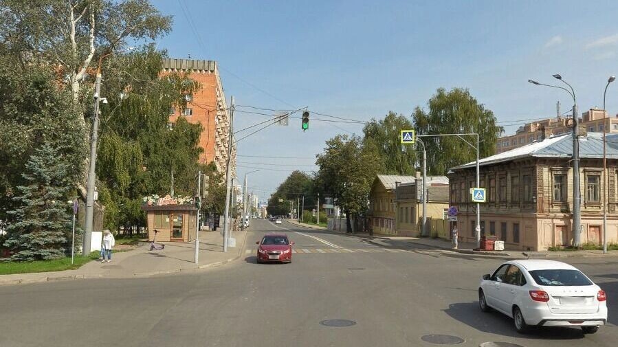    Улица Горького в Нижнем Новгороде   «Яндекс. Карты»