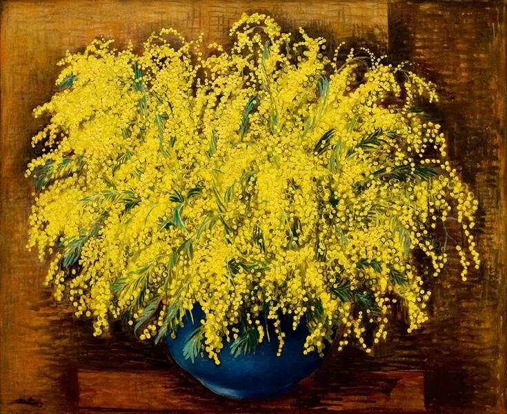 Моис Кислинг (1891-1953)  —  Мимозы. 1939.