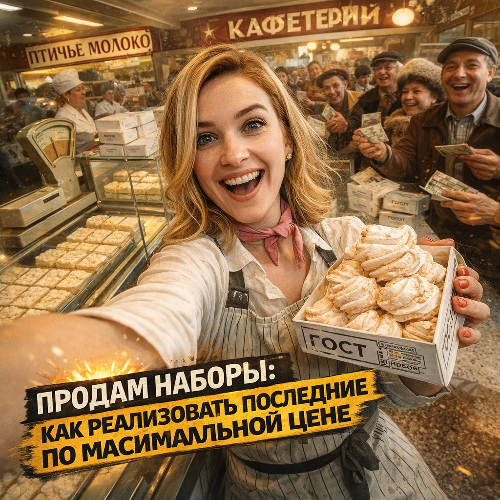    Стратегия продажи остатков наборов по высокой стоимости admin