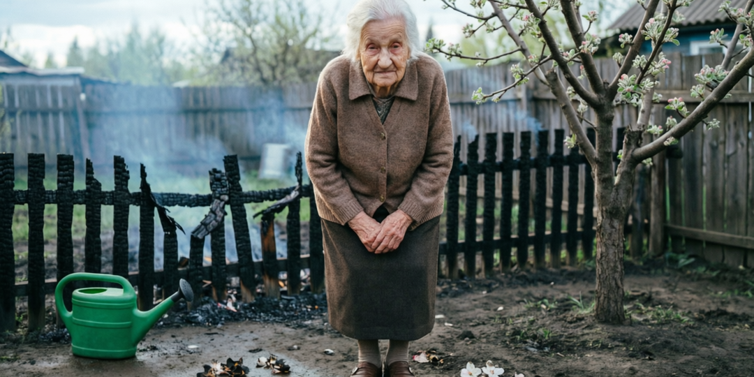 Тихая соседка, которая всегда стеснялась попросить лейку, этой весной подожгла наш забор. Её объяснение удивило