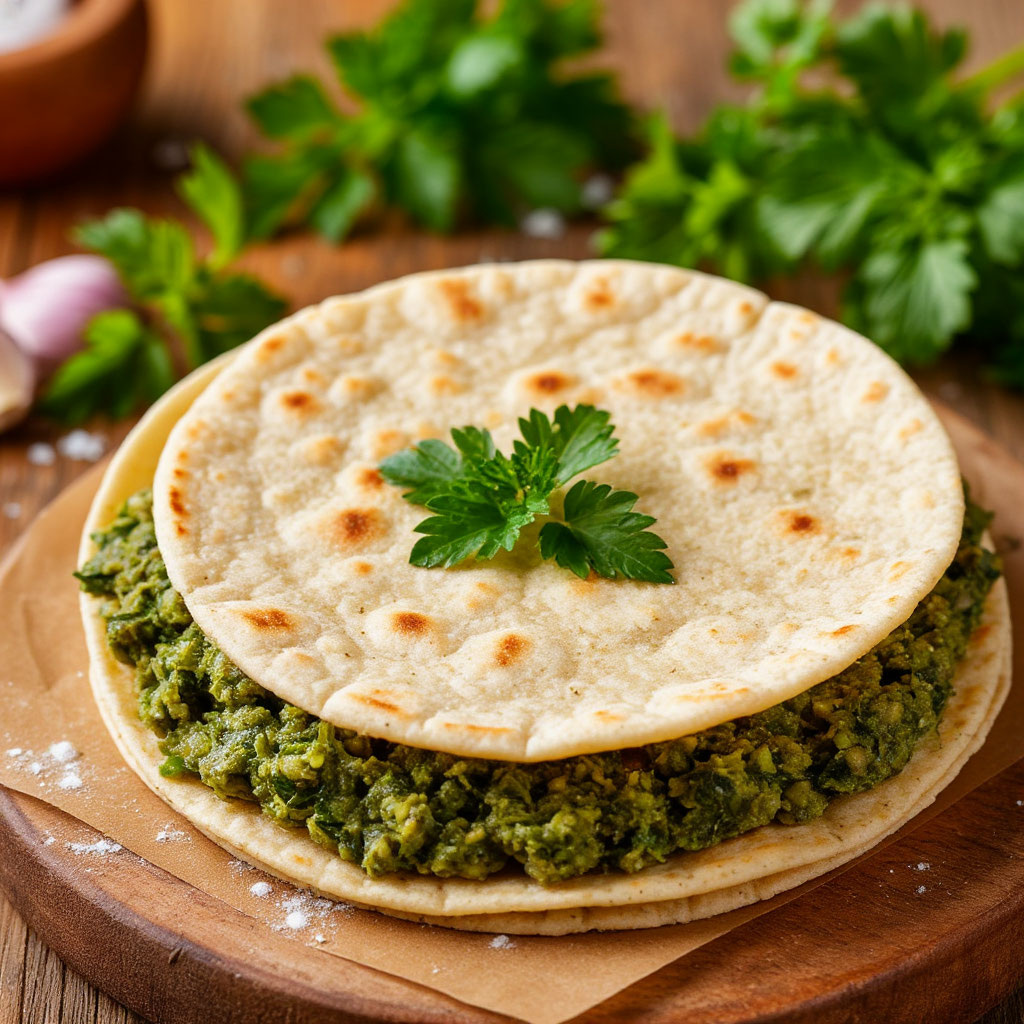 Лепёшки «Зелёная энергия»