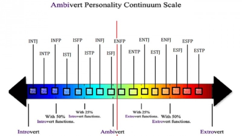 Континуум «Интроверсия-Экстраверсия».