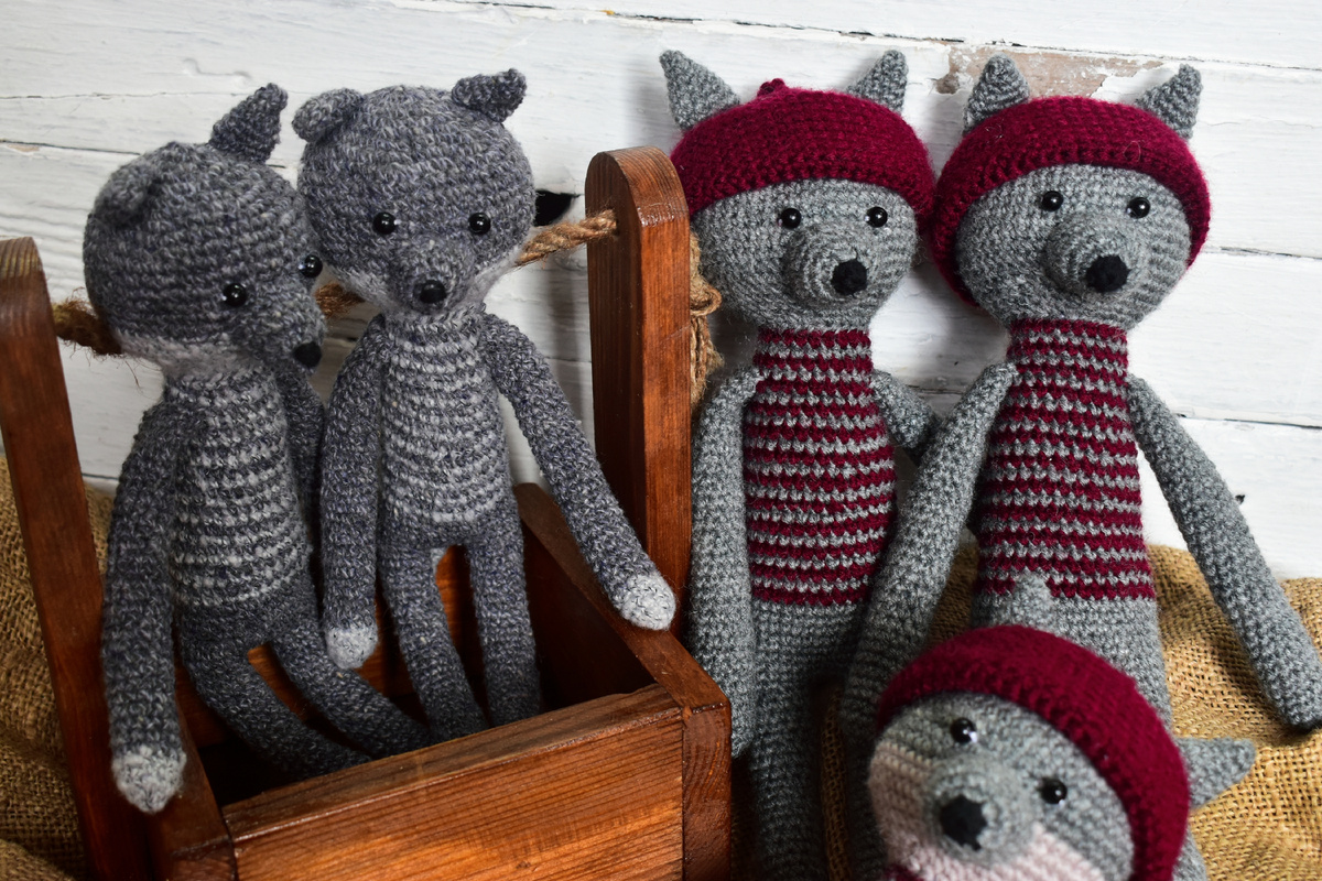 Подробное описание вязания крючком игрушки или сувенира