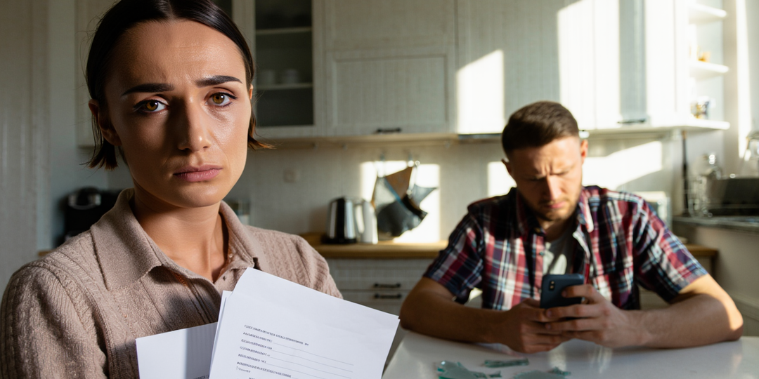 «Ты нахлебница, тебе легко тратить» — сказал муж и запустил стакан в стену. А через неделю ему позвонили из банка