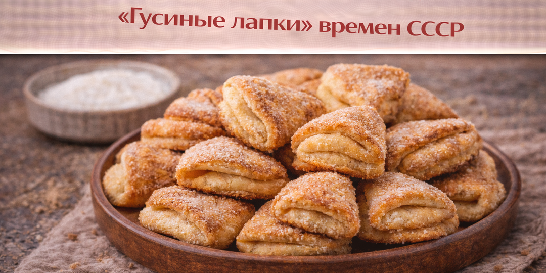 Топ 3 рецепта печенья «Гусиные лапки» времен СССР