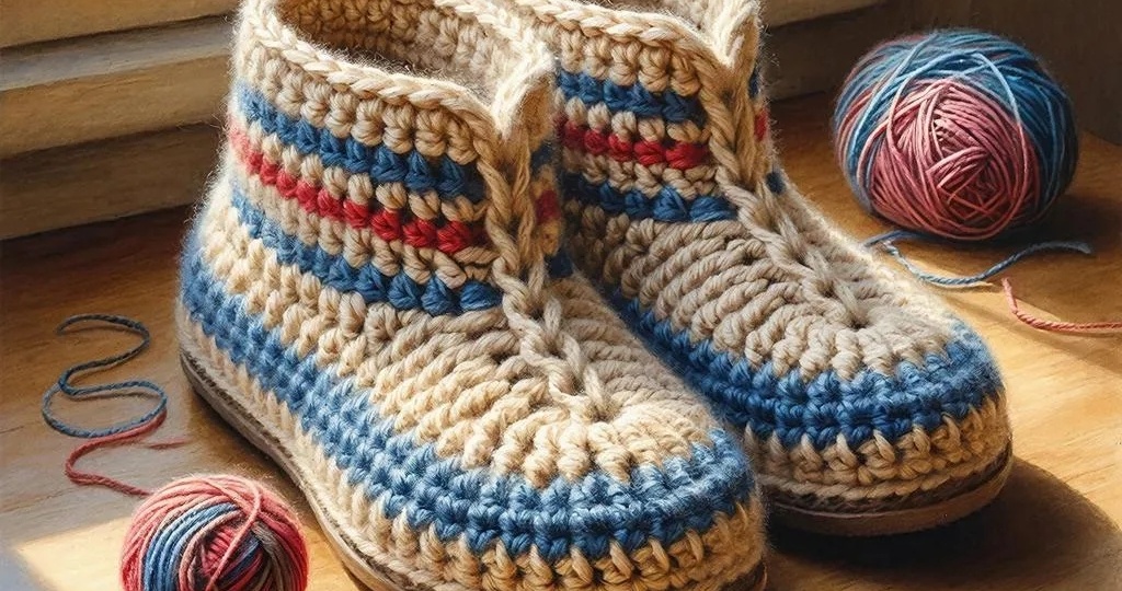 "Вязаные тапочки: идеальный подарок для дома"