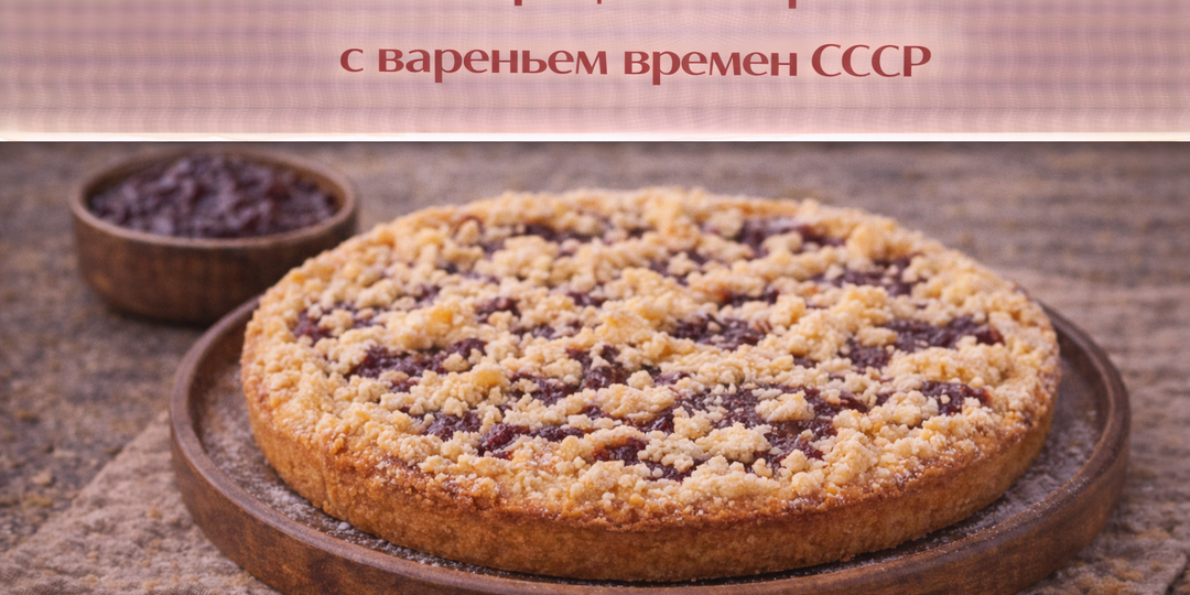 Топ 3 рецепта пирога с вареньем времен СССР