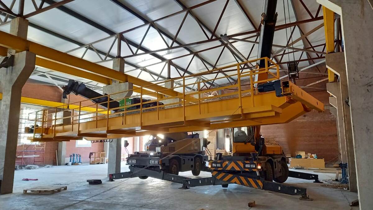 Монтаж Мостового двухбалочного крана г/п 10 тонн
