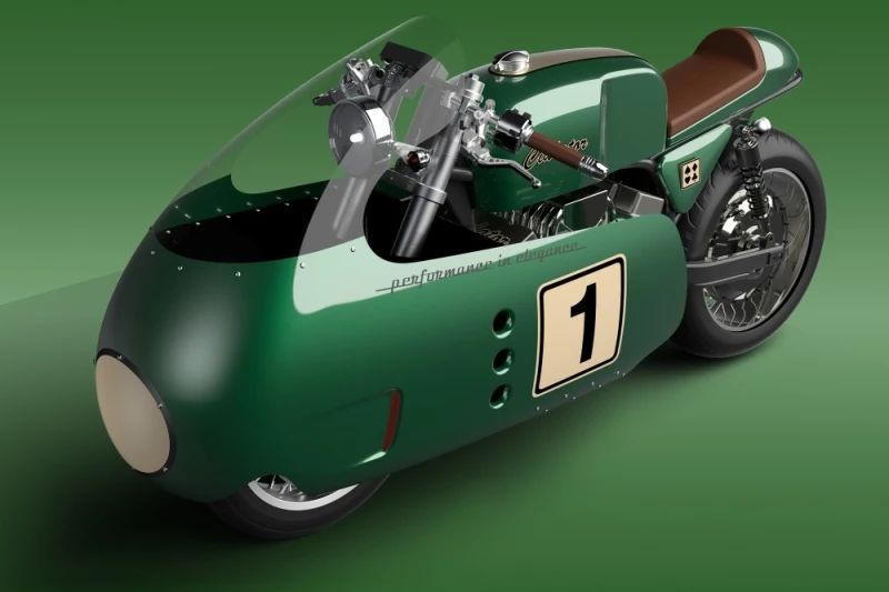 Ciulator — это нео-ретро электромотоцикл, сочетающий в себе дизайн британских кафе-рейсеров 1950-х годов, функциональное мастерство и передовые технологии с эстетическим вкусом