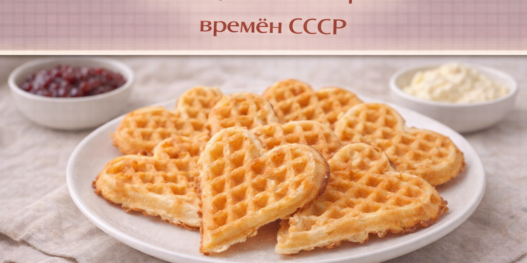 Топ 3 рецепта вафель времен СССР