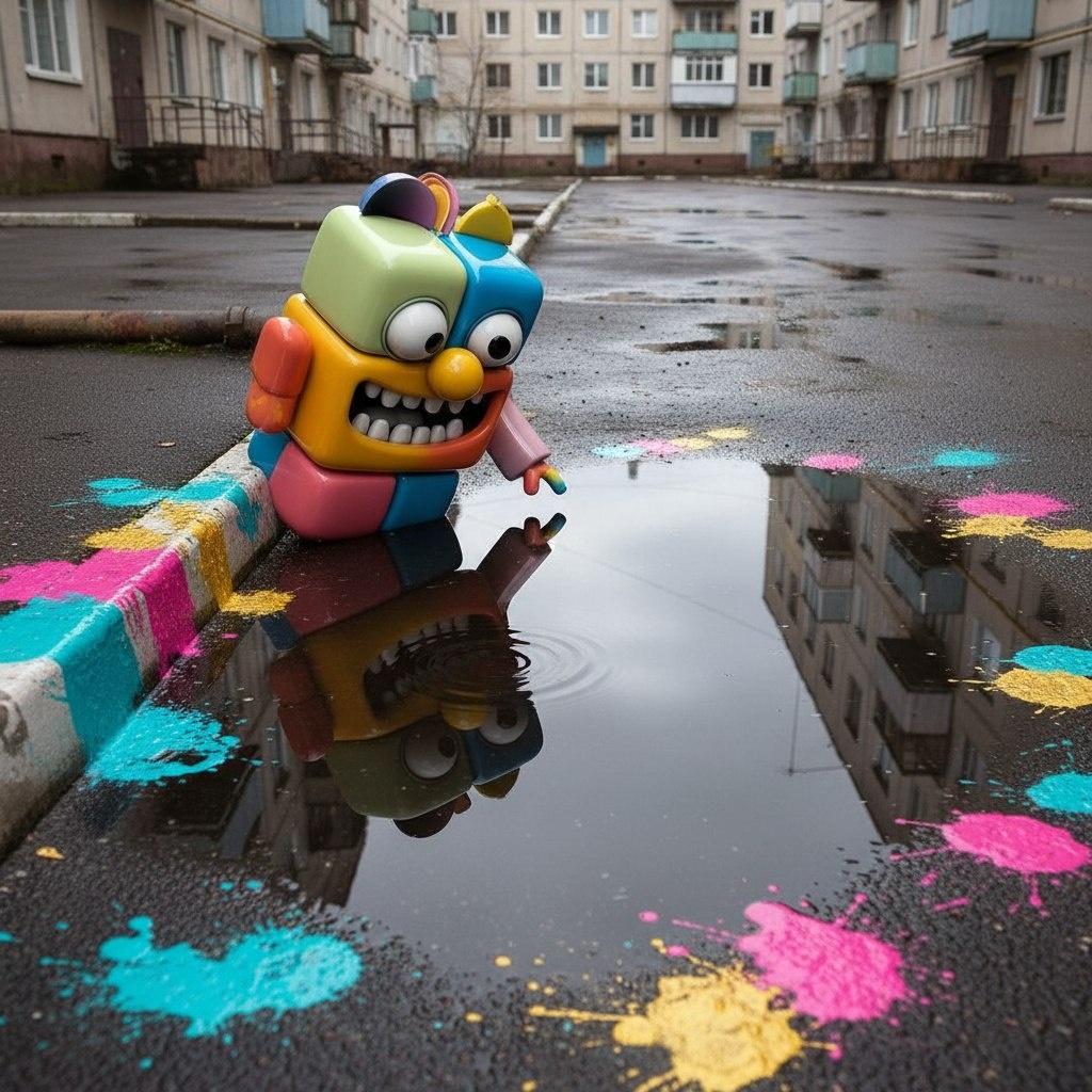 Кубиклёп впервые увидел себя.