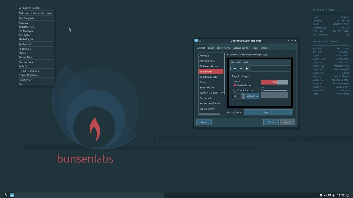 BunsenLabs Carbon: Новый этап развития наследника CrunchBang на базе Debian Trixie