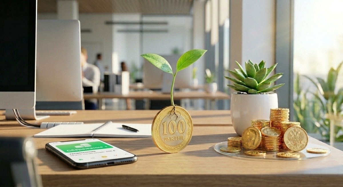 «100 рублей сегодня — это не просто монета. Это семя, из которого вырастет ваше финансовое спокойствие завтра. Главное — не забывать его поливать каждый день».