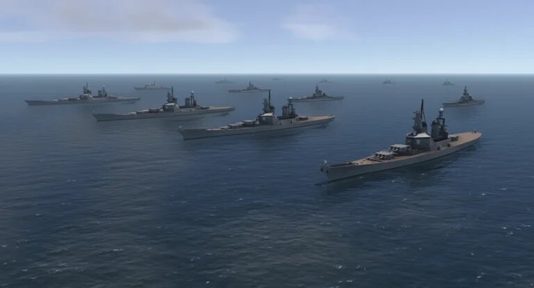 Корабль-арсенал с 16-и дюймовыми пушками. Что если линкоры типа «Трамп» сделают путём модернизации американских линкоров Второй Мировой