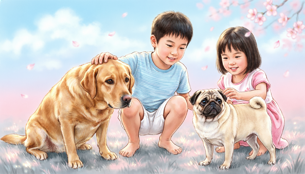 Какую собаку заводить в квартире с детьми