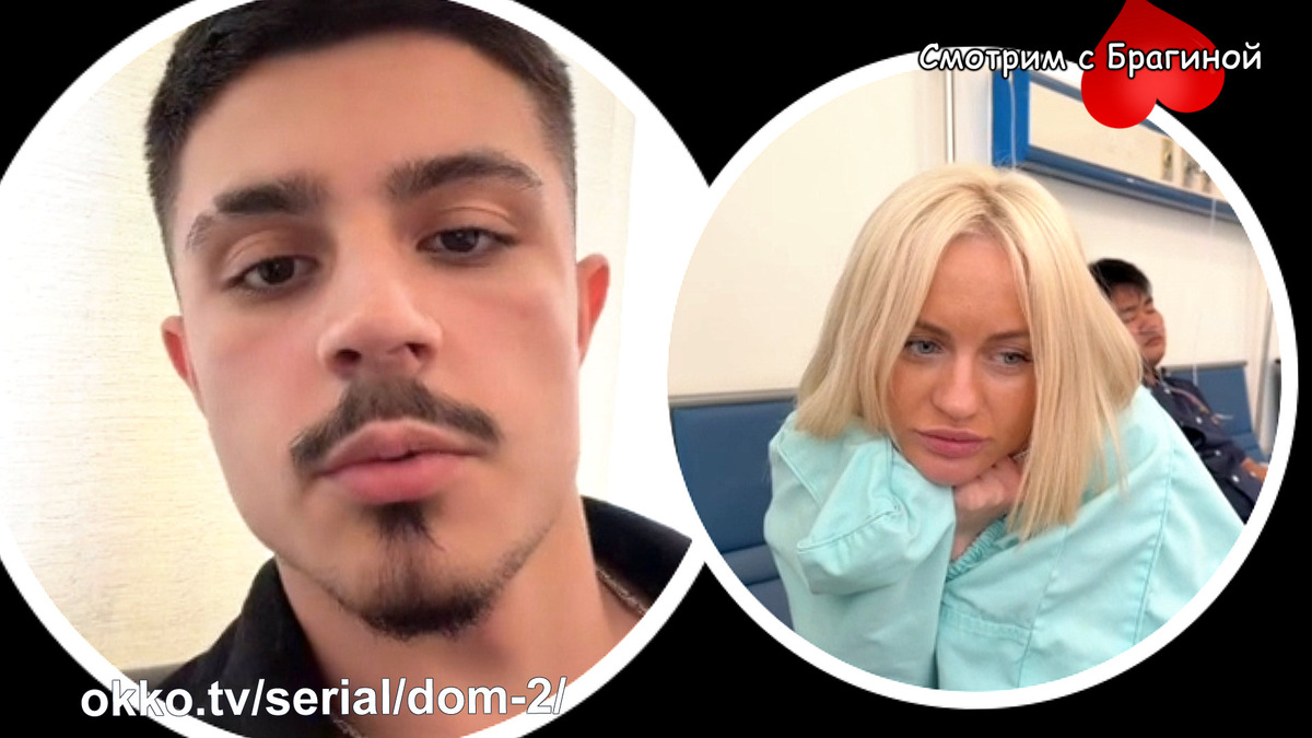 Фото: соцсети. Элина Рахимова и Никита Гуранда в китайской клинике