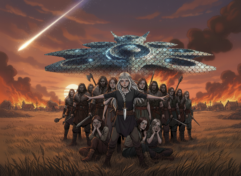 Ⓒ Иллюстрация сгенерирована нейросетью по эскизам автора